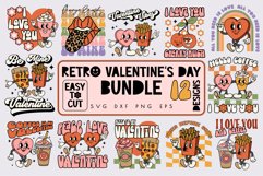 Retro Valentines Day SVG Bundle 12 Designs 