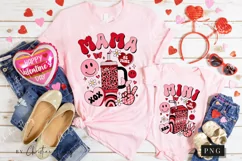 Retro Mama Mini Matching PNG | Valentine's Day PNG Product Image 2