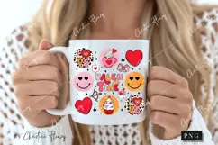Retro Valentine PNG, Valentines Day PNG Product Image 2