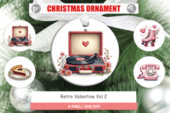 Retro Valentine Cafe Ornament Product Image 1