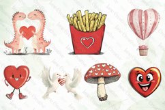 Retro Valentines Png Sublimation Bundle Product Image 5