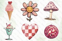 Retro Valentines Png Sublimation Bundle Product Image 3