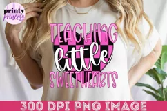 Teacher Valentine png, Valentine's Day Sublimation Design Product Image 4