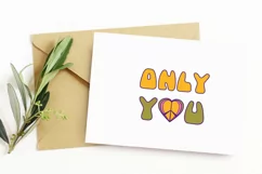 Retro Valentines Day Greeting card