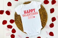 Groovy Valentine's Day SVG I Retro Valentines Day SVG I Valentine Cut Files