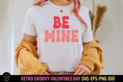 Groovy Valentine's Day SVG I Retro Valentines Day SVG I Valentine Cut Files