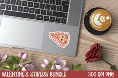 You&#039;ll always have a pizza my heart Sticker, Skeleton Valent Product Image 1