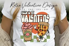 Retro Valentines Day SVG PNG Funny Quote Pizza SVG File