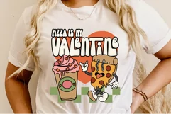 Retro Valentines Day SVG PNG Funny Quote Pizza SVG File
