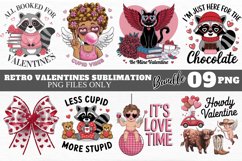 Retro New Year 2025 Sublimation Bundle PNG Product Image 1