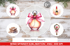 Retro Vanity Coquette Wind Spinner Product Image 1