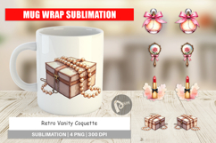 Retro Vanity Coquette Mug Wrap Product Image 1