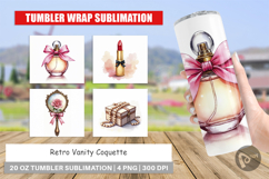 Retro Vanity Coquette Tumbler Product Image 1