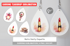 Retro Vanity Coquette Earring Product Image 1
