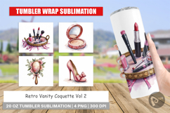 Retro Vanity Coquette Tumbler Product Image 1