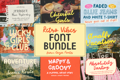 Retro Vibes Handwritten Font Bundle Product Image 1