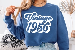 Retro Vintage 1956 SVG PNG - Hello Seventy - 70th Birthday Product Image 5