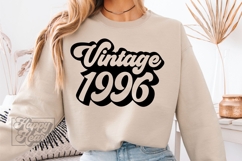 Retro Vintage 1996 SVG PNG - Hello Thirty - 30th Birthday Product Image 2