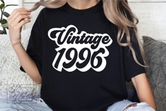 Vintage Birthday SVG PNG 1966 1976 1986 1996 Retro Bundle 30 Product Image 11