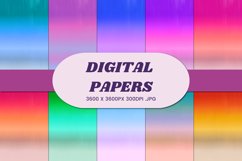 Retro Vintage Abstract Gradient 1 Digital Paper Background Product Image 1