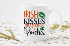 Irish kisses shamrock SVG, St. Patrick&#039;s Day SVG Design Product Image 2