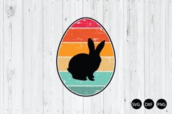 Retro Vintage Easter Egg SVG, Happy Easter Day SVG Product Image 1