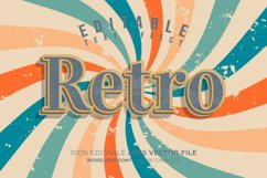 Retro Vintage Editable Text Effect Product Image 1