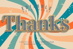 Retro Vintage Editable Text Effect Product Image 2