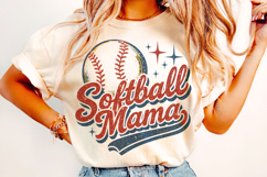 Softball Mama PNG, Retro Softball PNG, Softball PNG, Game Product Image 2