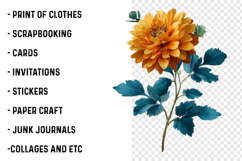 Retro Vintage Sunflowers Cliparts Product Image 2