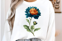 Retro Vintage Sunflowers Cliparts Product Image 3