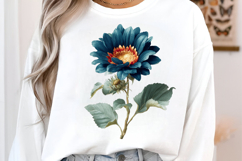 Retro Vintage Sunflowers Cliparts Product Image 3