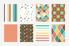 Retro Wallpaper Seamless Digital Paper Product Image 5