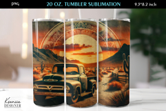 Western|Vintage Cowgirl|Free Spirit Woman|Tumbler Wrap Product Image 1