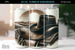Western|Vintage Cowgirl|Free Spirit Woman|Tumbler Wrap Product Image 1