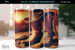 Western|Vintage Cowgirl|Free Spirit Woman|Tumbler Wrap Product Image 1