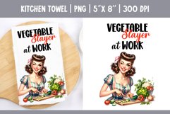 Sarcastic Funny Quotes Kitchen Towel Sublimation Design PNG Product Image 1