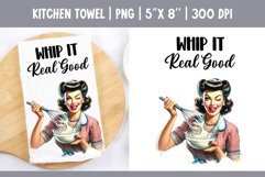 Sarcastic Funny Quotes Kitchen Towel Sublimation Design PNG Product Image 1