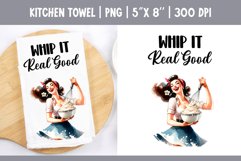 Sarcastic Funny Quotes Kitchen Towel Sublimation Design PNG Product Image 1