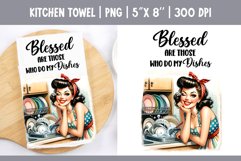 Sarcastic Funny Quotes Kitchen Towel Sublimation Design PNG Product Image 1
