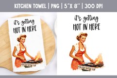 Vintage Retro Pin Up Girl | Kitchen Towel Sublimation Design Product Image 1