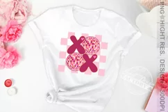 Retro Valentines sublimation design, disco ball PNG Product Image 3