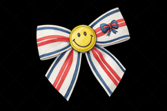 retro smiley bow, yellow coquette bow, vintage bow design, smiley face clipart, digital bow design, cheerful retro bow, smiley bow art, retro yellow design, coquette bow art, smiley sublimation design
