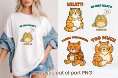 Reaction Cats Clipart | Funny Shocked Cat Faces Product Image 1