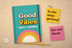 Retro Groove Groovy 70s Retro Display Font Product Image 7