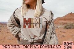 Neutral Retro Mini PNG Sublimation Design Product Image 1