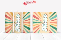 Retro Nurse | Vintage/Retro | 20oz Tumbler Sublimation Wrap Product Image 1