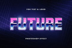 Retrowave Effect for Text &amp; Logos Product Image 1