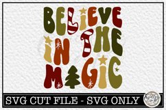 Retro Believe in the Magic SVG Cut File Product Image 1