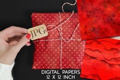 Watercolor Digital Scrapbook Papers Bundle Product Image 8